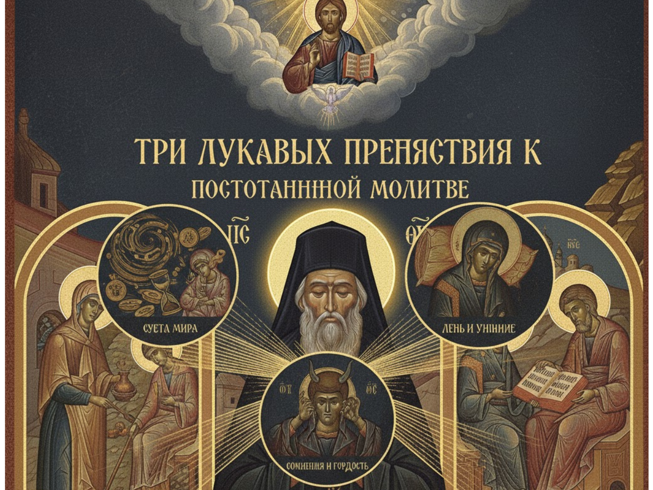 Три лукавых препятствия к постоянной молитве
