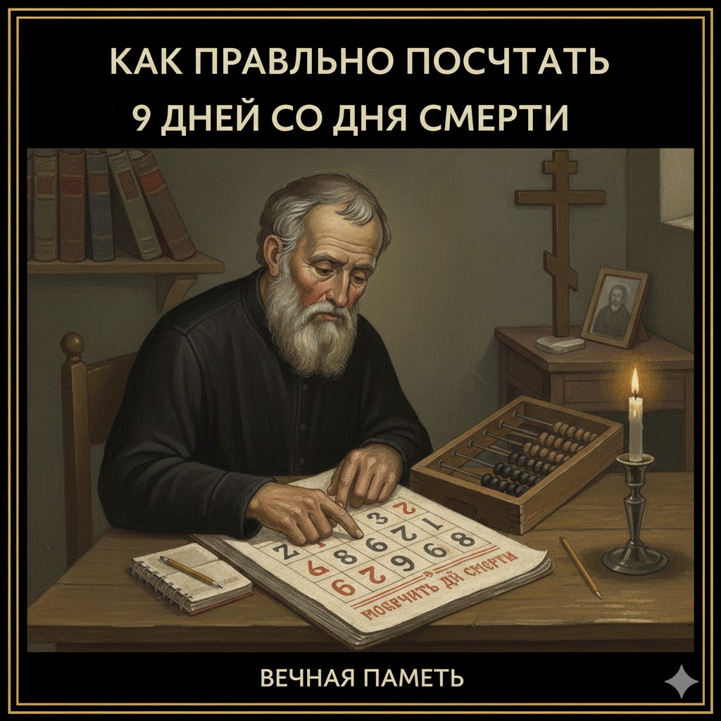  Как правильно посчитать дату поминовения