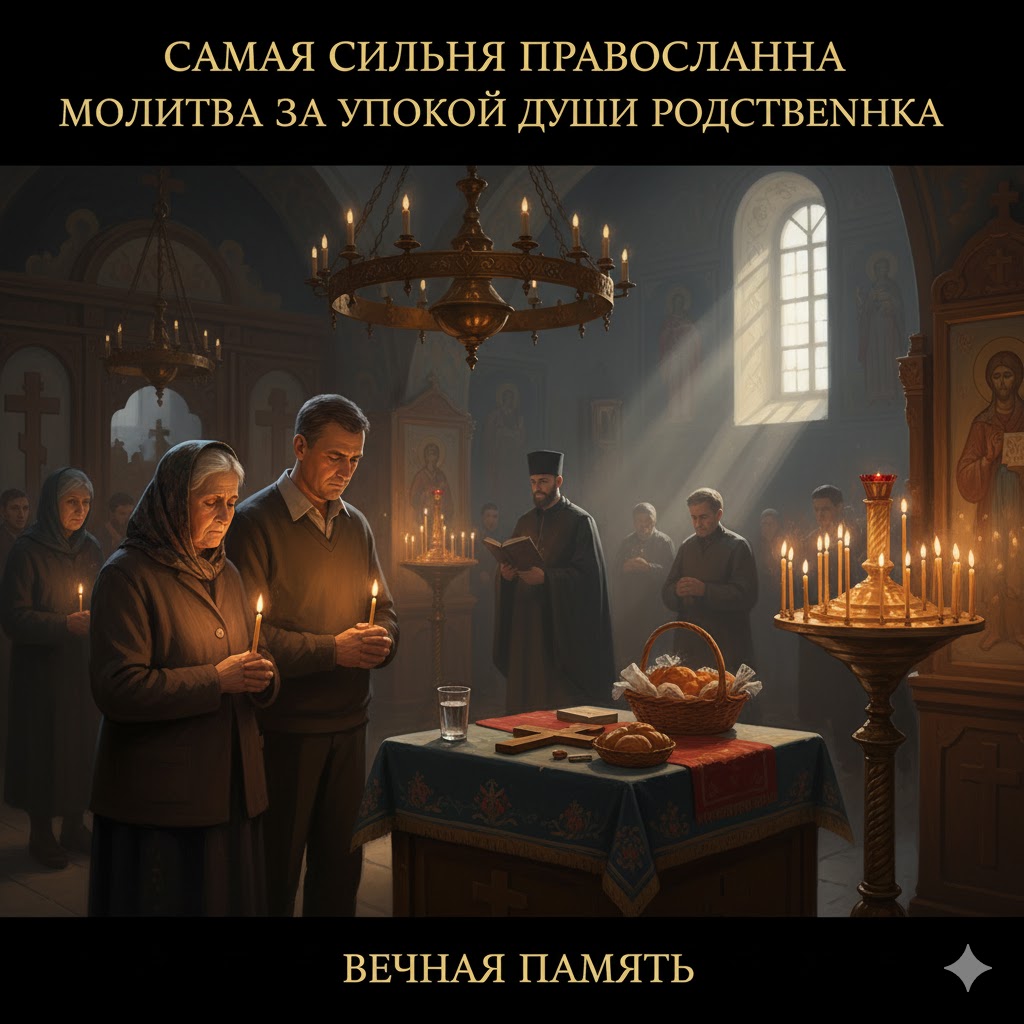 Самая сильная Православная молитва за упокой души родственника